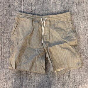 NWT Taylor Stitch The Apres Short in Black Coffee Stripe - M